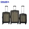 Latest New Models Fashion Factory Supplier 3 pcs Set Spinner Wheels Pretty Green Unique Business Travel Luggage Sets