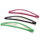Simple Lovely Hair Accessories Colorful Snap Hair Clips Hair Pins For Girls A147