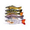 wholesale 14cm 15.5g Multi Jointed Swimbait Fishing Lures Lifelike Sinking Wobblers Plastic Hard Lure Artificial glide bait