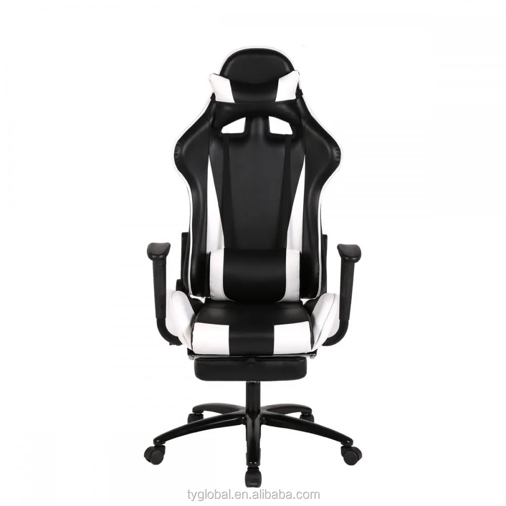 Ty Rc1 White Office Chair High Back Computer Racing Chair