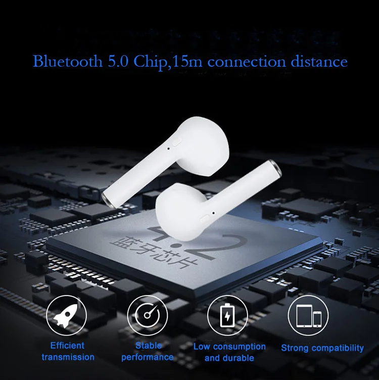 i9S Tws Mini Wireless Bluetooth Headset Smart Charging Magnetic Earbuds 5.0 Stereo Sports Portable Earphone - ANKUX.COM