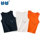 Hot Sale Breathable Simple Design Kids Boy Cotton Sleeveless Sweat Vest
