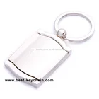 zinc alloy promotion metal photo frame keychain souvenir items (KBK11665)