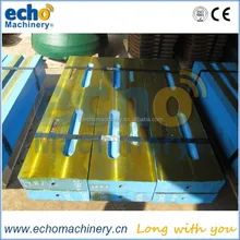 casting crusher spares blow bar,impactor bar,crushing hammer for Eagle 500,1000,1200,1400,4048