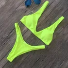 New Micro Girls Swimwear Women Sexy Neon Bikini Swimwear