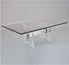 modern appearance clear acrylic coffee table plexiglass lucite acrylic living room dining table wholesale from China