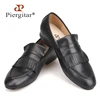 Piergitar 2018 Italian design Genuine leather men loafers Hand-made craft wedding and party slip-on men's casual shoes p