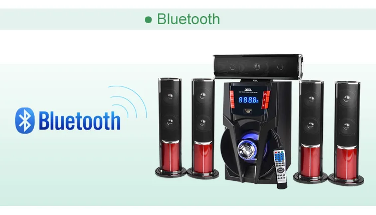 Smart Multi Region 3.1 5.1 7.1 Channel Home Theater Wireless Speaker System with USB SD - ANKUX.COM