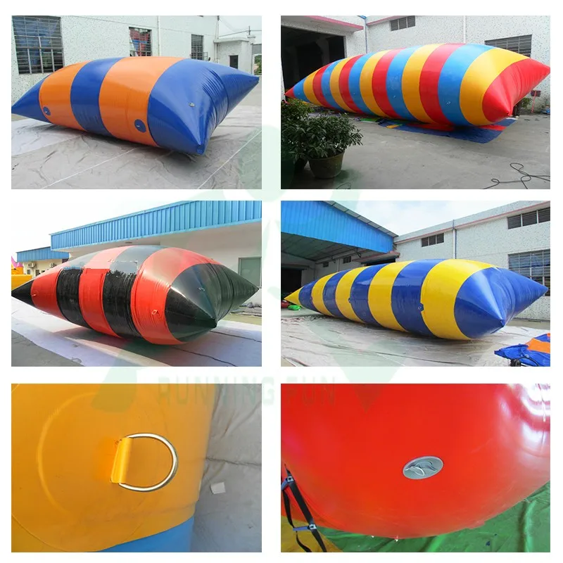 inflatable water launch pad