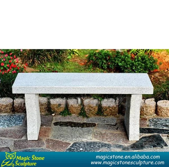 french natural stone long chair outdoor furniture