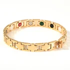 Bracelet Germanium Bracelet Wollet Fashion Women Tungsten Magnet Germanium Negative Ion Infrared 5 In 1 Bio Elements Magnetic Bracelet