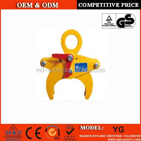 high quality yg type lifting clamps round stock grabs