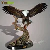 Life Size Custom Antique Cast Bronze Eagle Sculpture