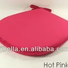 Hot Pink Good Quality New Tie On Dining/Garden Chair Seat Pads Foam Filled Seat Outdoor Cushion