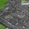 High polished non-slip natural black pebble stone for garden decorations