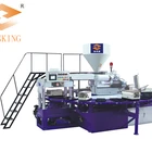 PVC rotary molding slipper and sandals making machine