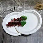 China Wholesale Recycled Bamboo Plates Disposable Bagasse Tableware