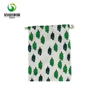 high quality small oem printing gift jute burlap bags with drawstring