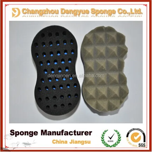 new improved firm top twist hair sponge brush for dreads loc