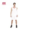 blank plain white sport tank top sets custom sports clothing suit basketball jersey uniforms