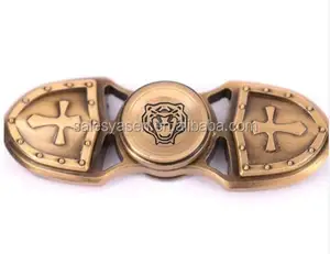 zinc alloy gold fidget spinner