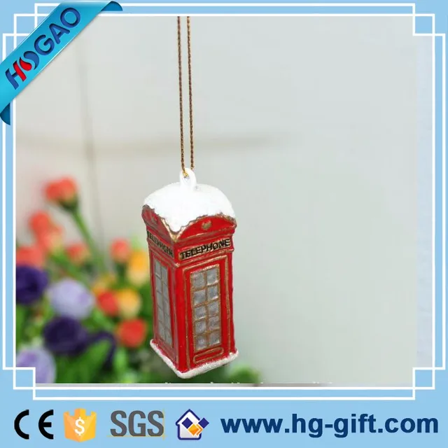 resin figurine hanging ornaments,christmas decoration figurines