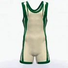 Leemier sportswear custom design cheap sublimation printing wrestling singlet