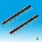 Half Gold and Half Tin Plated Pin Header DIP 2.54mm Single Row Connector