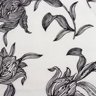 Simple textiles stretch printed garment rib fabric uses dress making