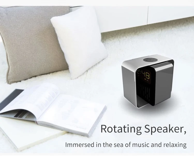 Portable Mini Bluetooth Speaker With Alarm Clock Small Speaker - ANKUX.COM