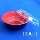 SM3-2106 Disposable Plastic Soup Bowl with Clear Lid