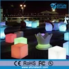 custom size illuminated cube table and seat furniture,led portable beauty salon chair