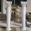 Modern Building Architecture Use Cheap Price Stone Pillar Natrual White Marble Carving Round Column