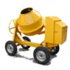Portable Concrete Mixer Machine Mini Small Diesel Gasoline Mobile Concrete Mixer