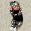 2017 New Style Infant Camouflage Coat Pure Cotton T Shirt +Tight Pants Sets Baby Rompers Suits