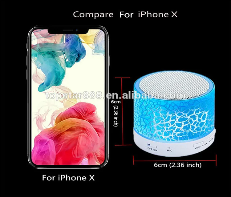 Wholesale LED Mini S10 Speakers Portable Wireless speaker bluetooth speaker - ANKUX.COM