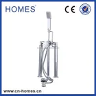 Bath mixer filler & shower & drain rod and legs kit for various free standing bathtub