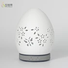 Pot oils diffusers water based fragrance ceramic butterfly aroma diffuser 200ml led light color changing ceramic