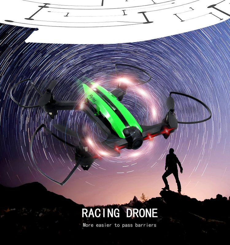 4. T18D_Green_Racing_Drone_with_Altitude_Hold_WIFI_FPV_RC_Drone