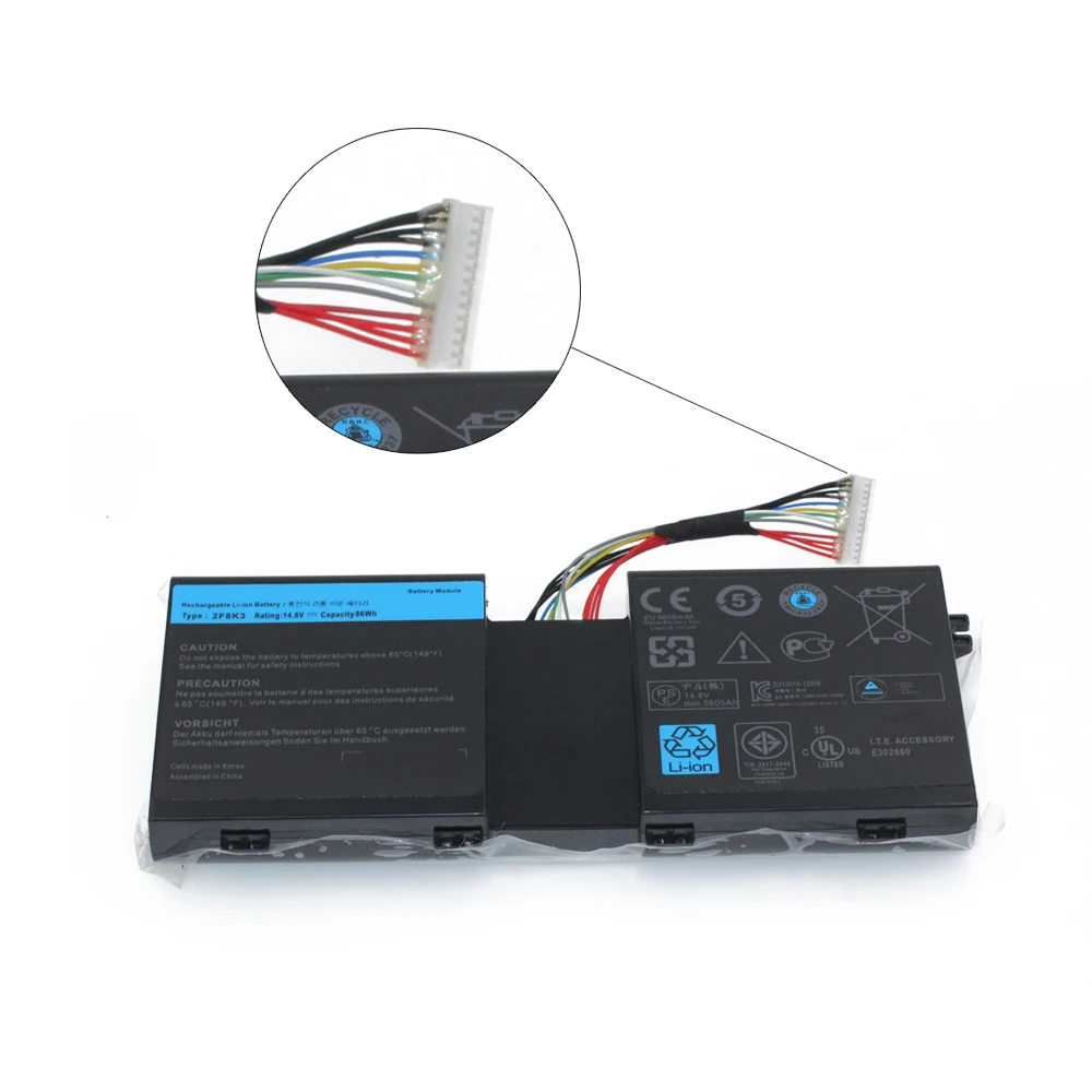 86WH 14,8 V 2F8K3 laptop li-ionen-akku f&uuml;r Dell Alienware 17 18 17x 18x 0G33TT KJ2PX 0KJ2PX 02F8K3 - ANKUX Tech Co., Ltd