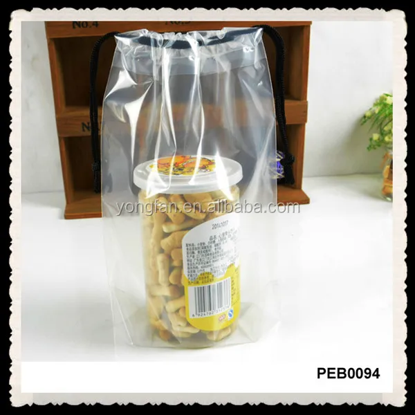 quality manufacturer wholesale plastic clear pvc drawstring bag