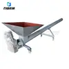 stainless steel shaftless screw auger feeder conveyor machine with hopper