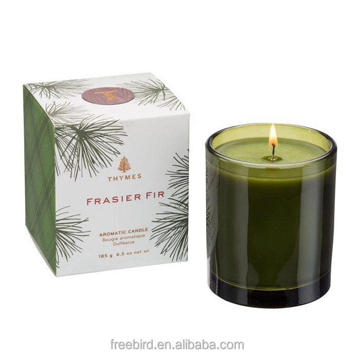 natural eco friendly soy wax essential oil candle in glass jar