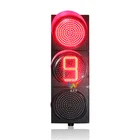 400mm waterproof IP65 led traffic warning signal light control with countdown timer