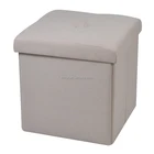 Large Ottoman Collapsible Storage Ottoman Puff, Footstool Storage Ottoman