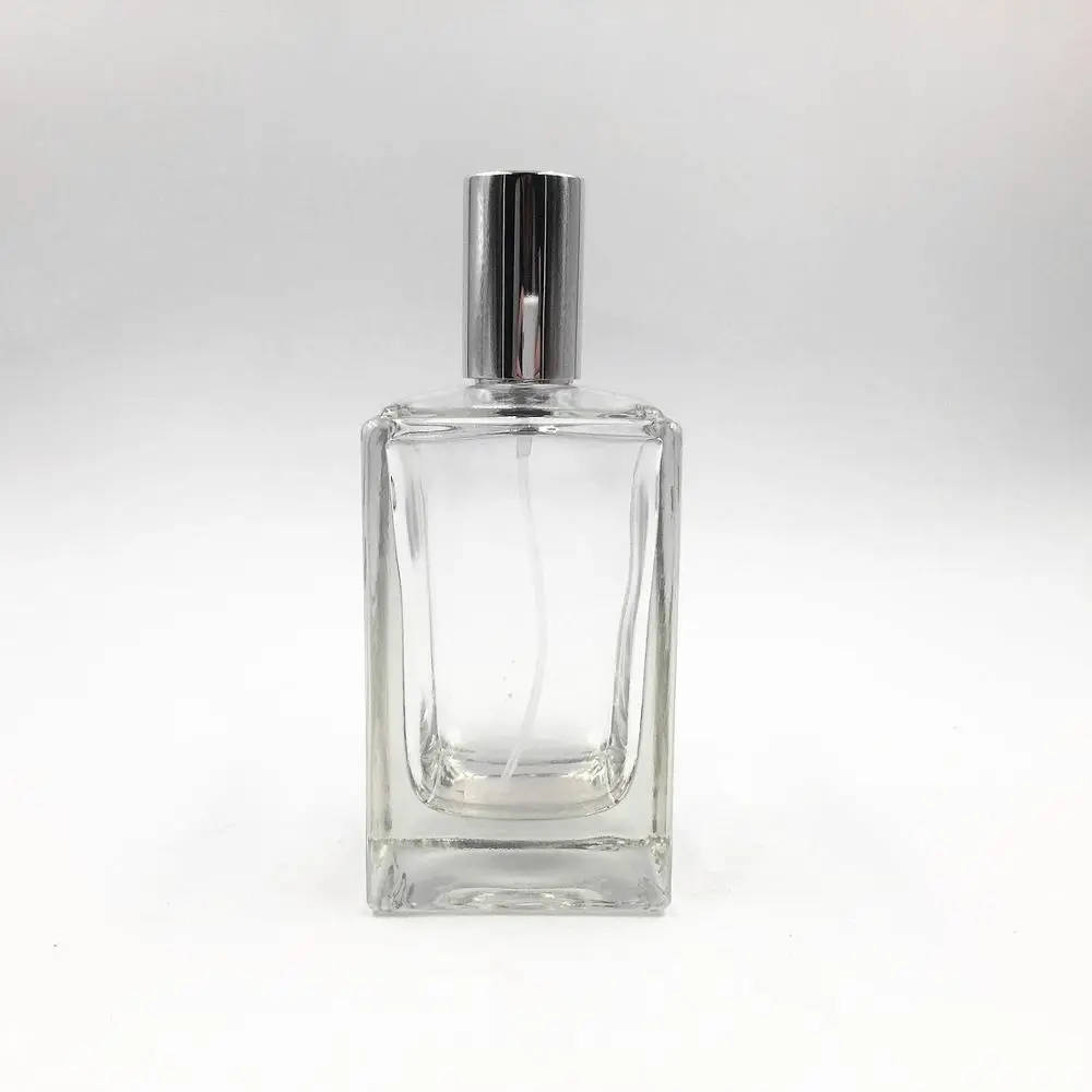 2019 customized 100ml perfume bottle with aluminum cap