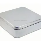 Factory Metal Tin Boxes Square Chocolate Cookie Tin Container for Cheese Cake tin can
