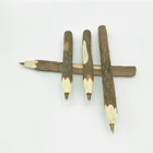 Hot selling twig ball pen customized logo ree branch wooden ball point pen