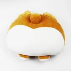 China Cotton Filling Soft Corgi Dog Pillow ,Anime Printing Decorative Cushion Corgi Dog Fur Pillow