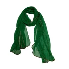 Solid color chiffon water bit towel fashion scarf wrapped muslim shawl wrap scarf with rhinestone hijab scarf